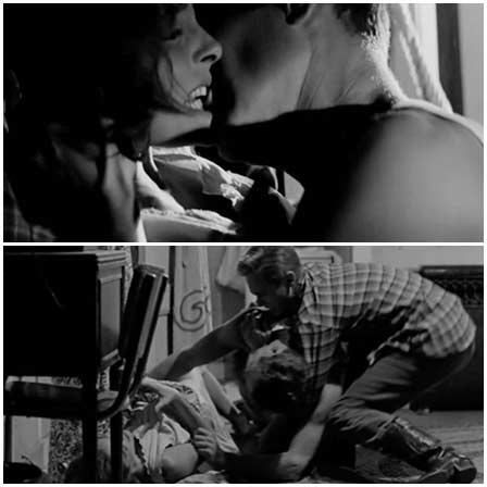 Patricia Neal rape, Hud (1963)