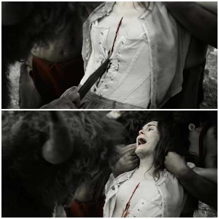 Michelle Dockery rape scene, Godless (2017, TV Series)