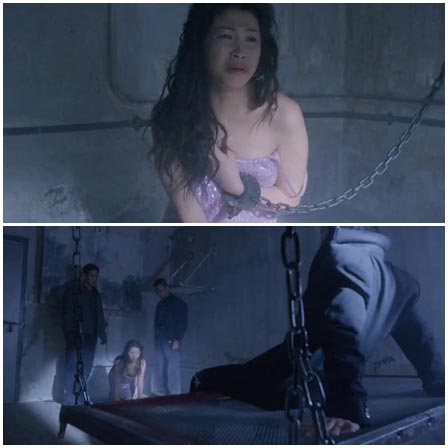 Rape a handcuffed asian slave woman