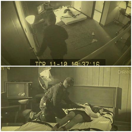 Rape a bound girl on online camera