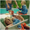 Сute blonde raped by the pool doggy style Сute blonde raped by the pool doggy style