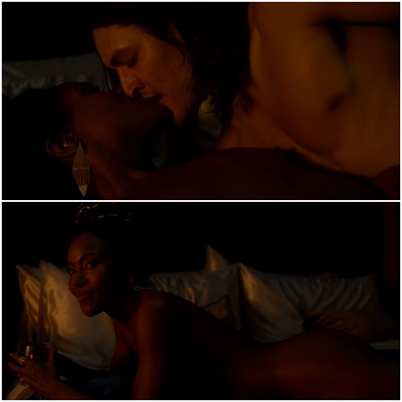 DeWanda Wise nude sex scene in Three Women (2023) SC03
