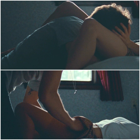 Michelle Williams cunnilingus scene in Blue Valentine (2010)