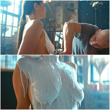 Nude boobs Anastasiya Reznik in Naughty Girl (2023)