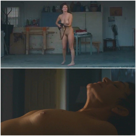 Pascale Bussières sex scene in Frontiers (2023)