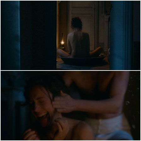 Cécile de France bath scene in Bonnard Pierre et Marthe (2024)