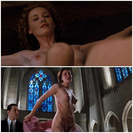 Naked Charlize Theron, Connie Nielsen, Tamara Tunie @ The Devil's Advocate (1997) Nude Scenes