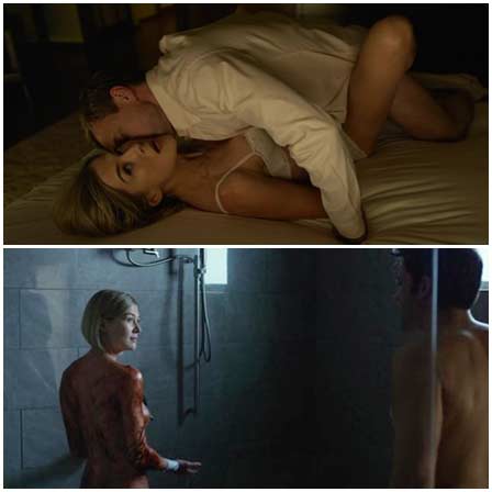 Naked Rosamund Pike @ Gone Girl (2014)