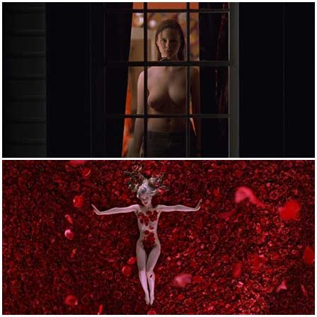 Naked Mena Suvari, Thora Birch @ American Beauty (1999)