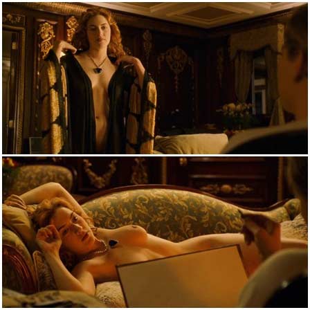 Naked Kate Winslet @ Titanic (1997)