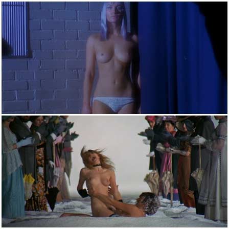 Naked Virginia Wetherell, Katya Wyeth @ A Clockwork Orange (1971)