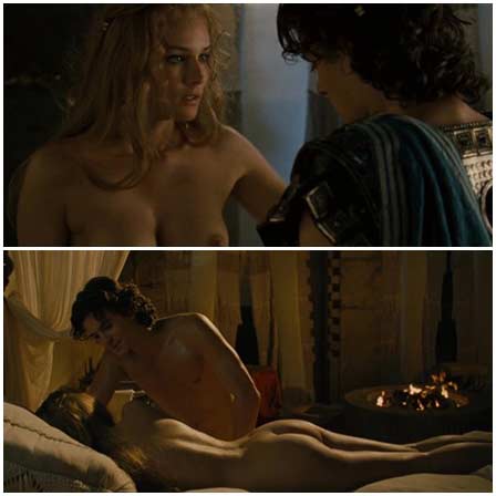 Naked Diane Kruger, Rose Byrne @ Troy (2004)