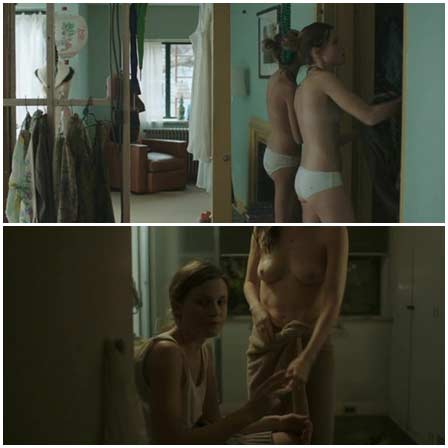 Naked Gitte Witt, Stephanie Ellis @ The Sleepwalker (2014)