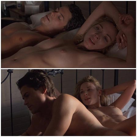 Naked Kim Cattrall, Meg Tilly @ Masquerade (1988) Nude Scenes