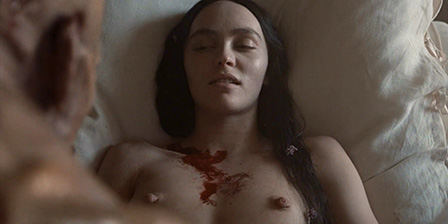 Nude Lily-Rose Depp in Nosferatu (2024)