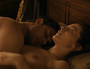 Harriet Slater cowgirl sex in Outlander: Blood of My Blood (2025)