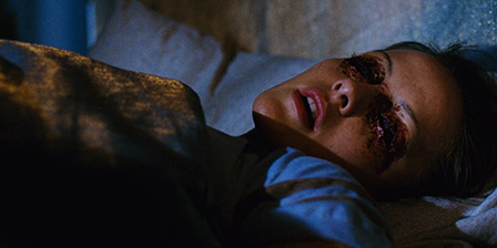 Death fetish scene #1363 (eyes gouget out, dead woman)