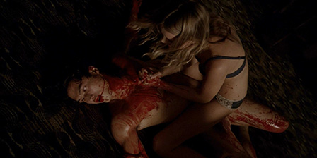 Male Death fetish scene #3(stabbed, naked dead man)