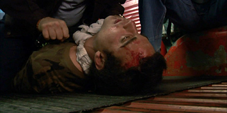 Male Death fetish scene #7 (strangled, dead man)